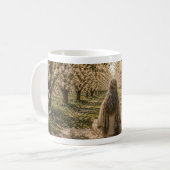 Serene Bloom Botanical Garden Mug Romantic Cottage コーヒーマグカップ (正面左)