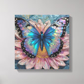 Serene Bloom Immersed in Rich Color キャンバスプリント (正面)