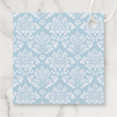 Serene Blue Initials Thank You フェイバータグ (裏面)