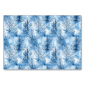 Serene Blue Winter Trees テーブルナンバー (裏面)
