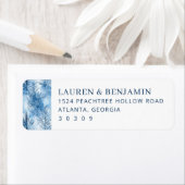 Serene Blue Winter Trees ラベル (インサイチュ)