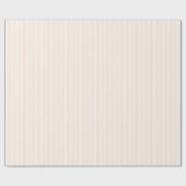 Serene Blush Pink Minimalist Stripes ラッピングペーパー (フラット)