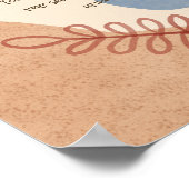 Serene Boho Shapesポスター ポスター (角)