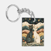 Serene Cats キーホルダー (正面左)