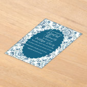 Serene Chinoiserie Bridal Shower Invitation アクリル招待状 (レイダウン)