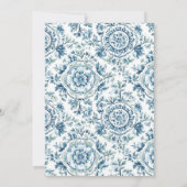 Serene Chinoiserie Bridal Shower Invitation 招待状 (裏面)