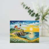 Serene Coastal Farm by the Sea シーズンポストカード (スタンド正面)