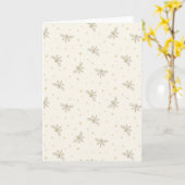 Serene Dragonflies Greeting Card カード (黄色い花)