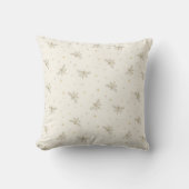 Serene Dragonflies Throw Pillow クッション (正面)