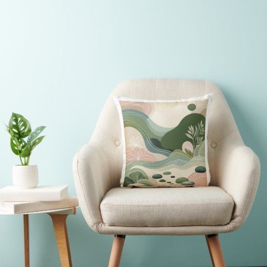 Serene Earth Flow クッション (椅子)