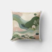 Serene Earth Flow クッション (正面)