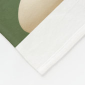 Serene Earth Flow フリースブランケット (角)