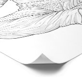 Serene Elf Warrior | Fantasy Anime Character Art ポスター (角)