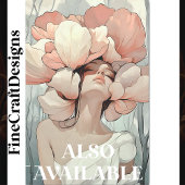 Serene Ethereal Woman Coral, Cream CB9 Decopage 薄葉紙