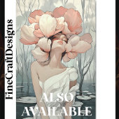 Serene Ethereal Woman Coral, Cream CC1 Decopage 薄葉紙