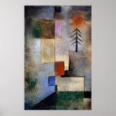 Serene Fir Trees by Paul Klee -抽象芸術・アート ポスター (正面)