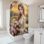 Serene Garden Beauty シャワーカーテン (インサイチュ)
