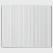 Serene Gray Minimalist Vertical Stripes ラッピングペーパー (フラット)