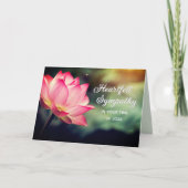Serene. Heartfelt Sympathy Card カード (正面)