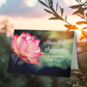 Serene. Heartfelt Sympathy Card カード