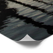 SERENE ISAIAH 41:10サンセットフォトデザイン ポスター (角)