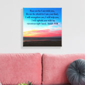 SERENE ISAIAH 41:10日の出の写真 キャンバスプリント (インサイチュ (リビング))