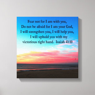 SERENE ISAIAH 41:10日の出の写真 キャンバスプリント
