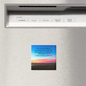 SERENE ISAIAH 41:10日の出の写真 マグネット (インサイチュ (食洗機))