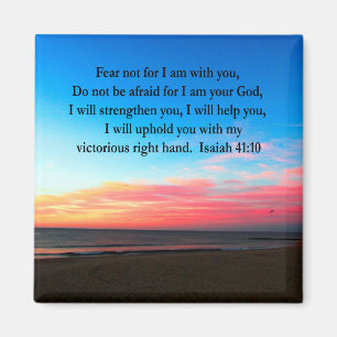 SERENE ISAIAH 41:10日の出の写真 マグネット