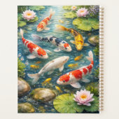 Serene Koi Fish Pond Planner  プランナー手帳 (裏面)
