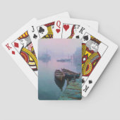 Serene Lake Cliff Mist Playing Cards トランプ (裏面)