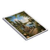 Serene Lakeside Notebook | Peaceful Nature & Cotta ノートブック (右側)