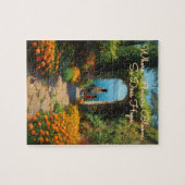 Serene Marigolds Path to the Sea Art ジグソーパズル (横)