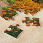 Serene Marigolds Path to the Sea Art ジグソーパズル (側面)