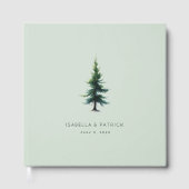 Serene Mint Evergreen Tree ゲストブック (正面)