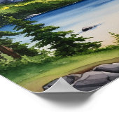 Serene Mountain and Treesのポスター ポスター (角)