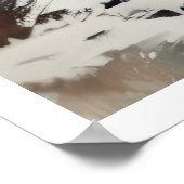 Serene Mountain Pagoda, winter poster ポスター (角)