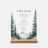 Serene Mountain Wedding アクリルサイン (正面)