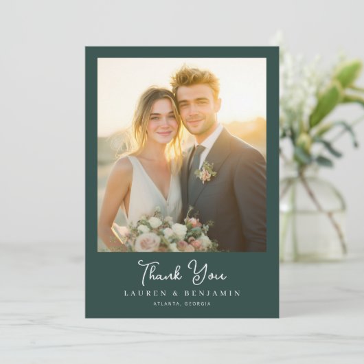 Serene Mountain Wedding サンキューカード (スタンド正面)