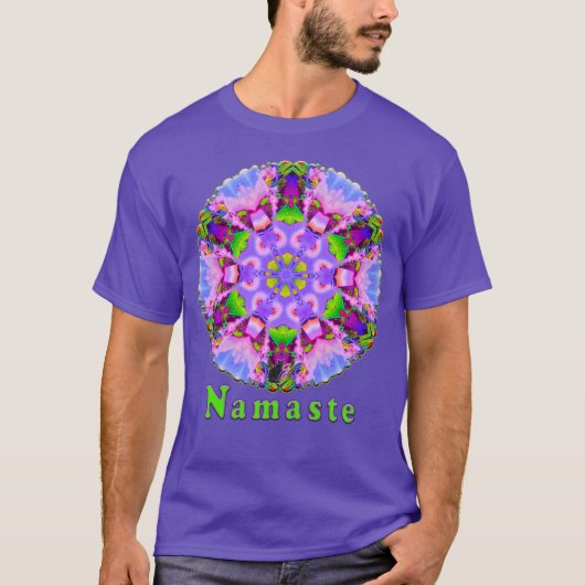 Serene Namaste Kaleidoscope Tシャツ (正面)