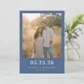 Serene Navy Naturalistic Photo セーブザデート (スタンド正面)