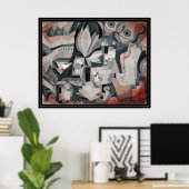 Serene Oasis: Dry クール Garden by Paul Klee ポスター (ホームオフィス)