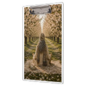 Serene Orchard Sticky Notes | Romantic Botanical  クリップボード (左)