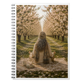 Serene Orchard Sticky Notes | Romantic Botanical ノートブック