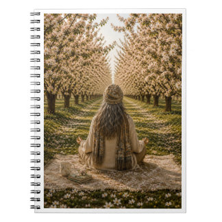 Serene Orchard Sticky Notes | Romantic Botanical ノートブック