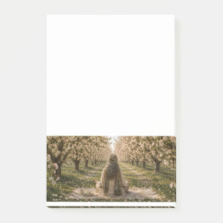 Serene Orchard Sticky Notes | Romantic Botanical ポストイット