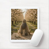 Serene Orchard Sticky Notes | Romantic Botanical マウスパッド (マウス)