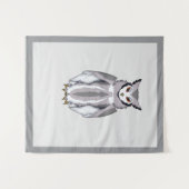 Serene Owl Wall Medium (50" x 60") Tapestry タペストリー (正面(横))