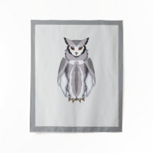 Serene Owl Wall Medium (50" x 60") Tapestry