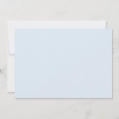 Serene Pastel Beach Waves 招待状 (裏面)